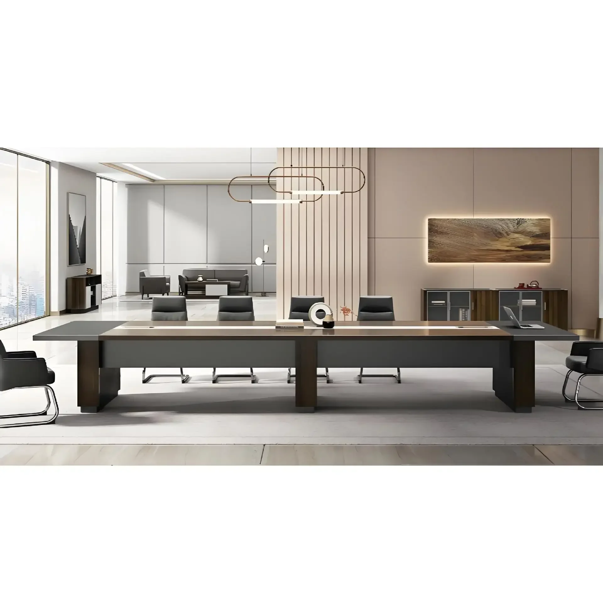 d2 conference long table is simple and modern, negotiation training table, negotiation board office furniture high-end table
d2 conference long table is simple and modern, negotiation training table, negotiation board office furniture high-end table