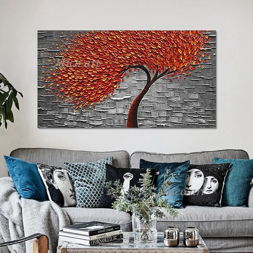Thick Acrylic Art Texture Leaf Wall Picture Frameless Abstract Big Tree Hand-painted Knife Painting Modern Canvas Artwork Decor
Thick Acrylic Art Texture Leaf Wall Picture Frameless Abstract Big Tree Hand-painted Knife Painting Modern Canvas Artwork Decor