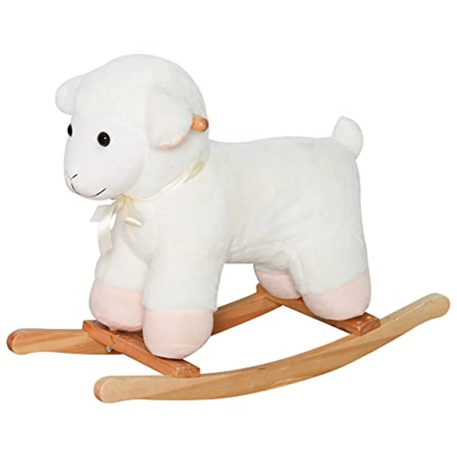Lamb Rocking Horse Sheep Nursery Stuffed Animal Ride On Rocker for Wooden Plush White
Lamb Rocking Horse Sheep Nursery Stuffed Animal Ride On Rocker for Wooden Plush White