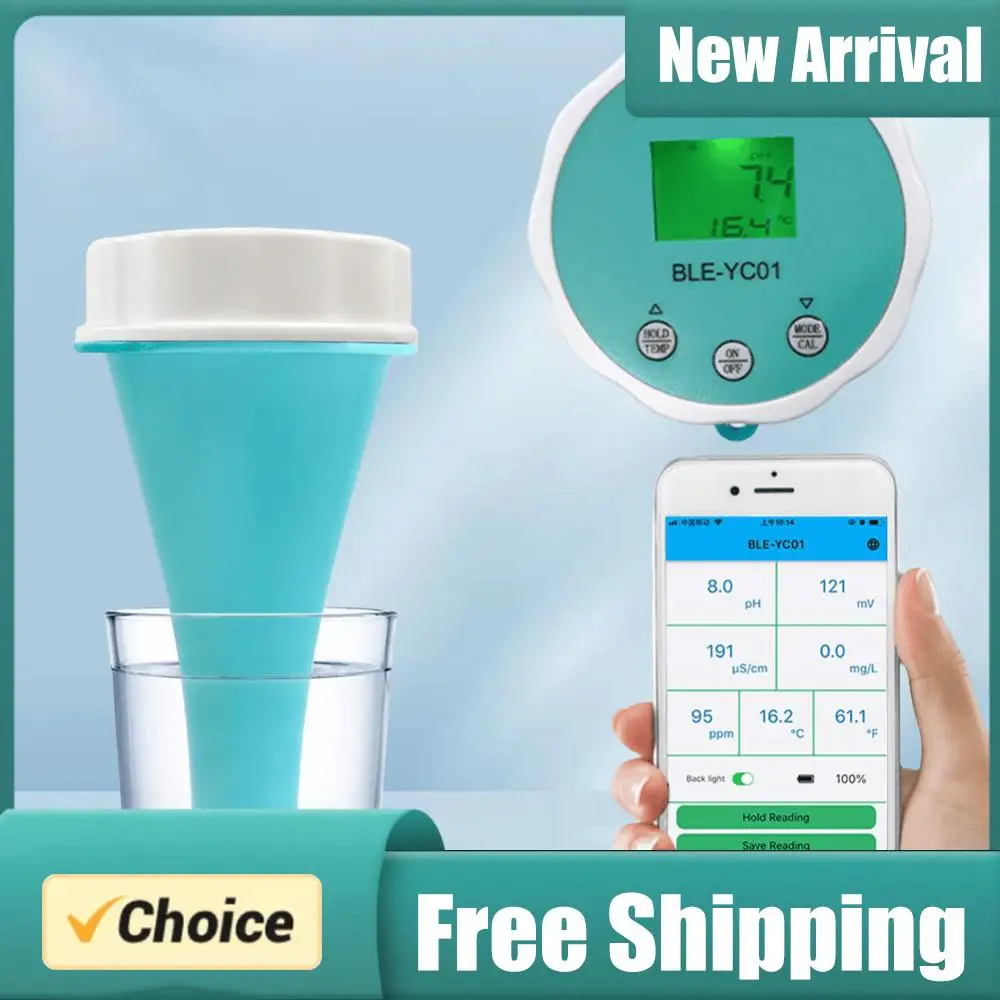 Многофункциональный плавающий анализатор воды 6-в-1 для бассейнов: Bluetooth-детектор качества воды, измеритель pH, Cl, TDS, EC, ОВП, температуры
Многофункциональный плавающий анализатор воды 6-в-1 для бассейнов: Bluetooth-детектор качества воды, измеритель pH, Cl, TDS, EC, ОВП, температуры