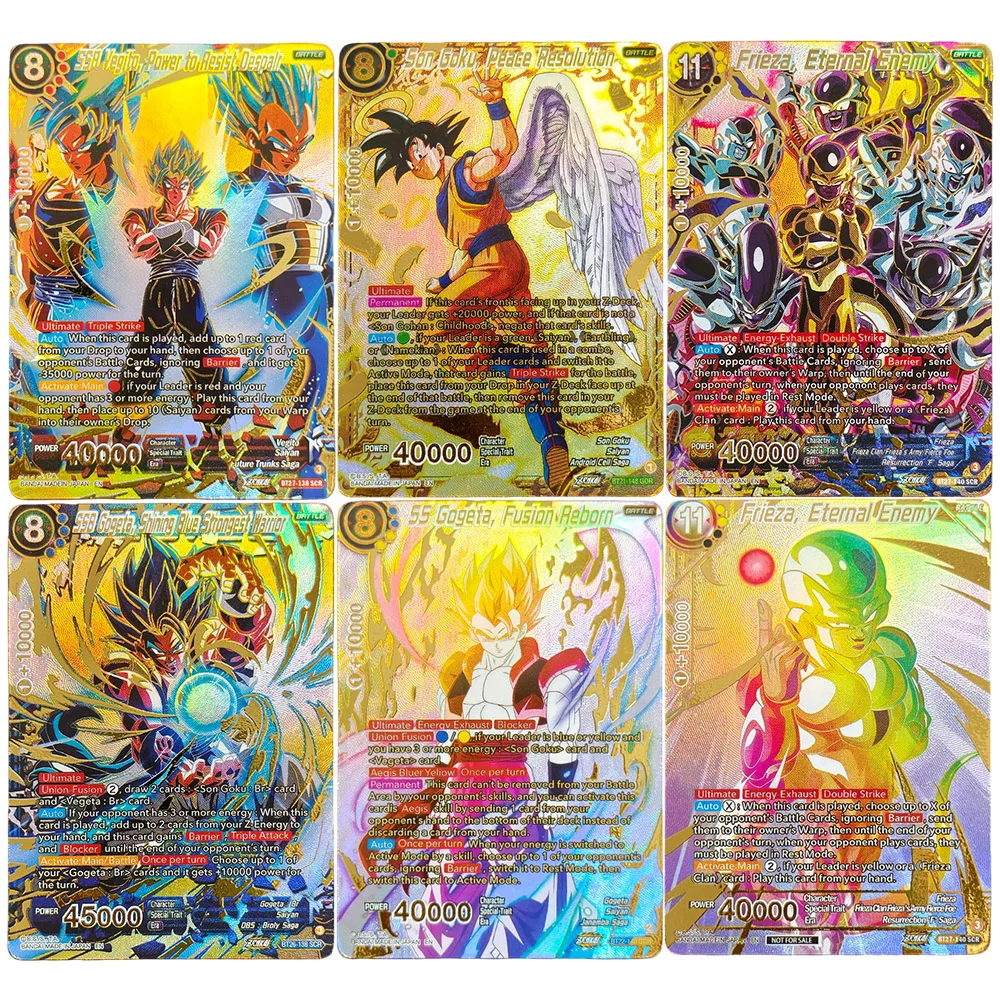 Коллекционная карта-игрушка DIY Proxy Dragon Ball English Son Goku SSB Gogeta Frieza Vegeta Vegito Buu BT26-138 BT21-148 BT22-140 Gold Collection
Коллекционная карта-игрушка DIY Proxy Dragon Ball English Son Goku SSB Gogeta Frieza Vegeta Vegito Buu BT26-138 BT21-148 BT22-140 Gold Collection