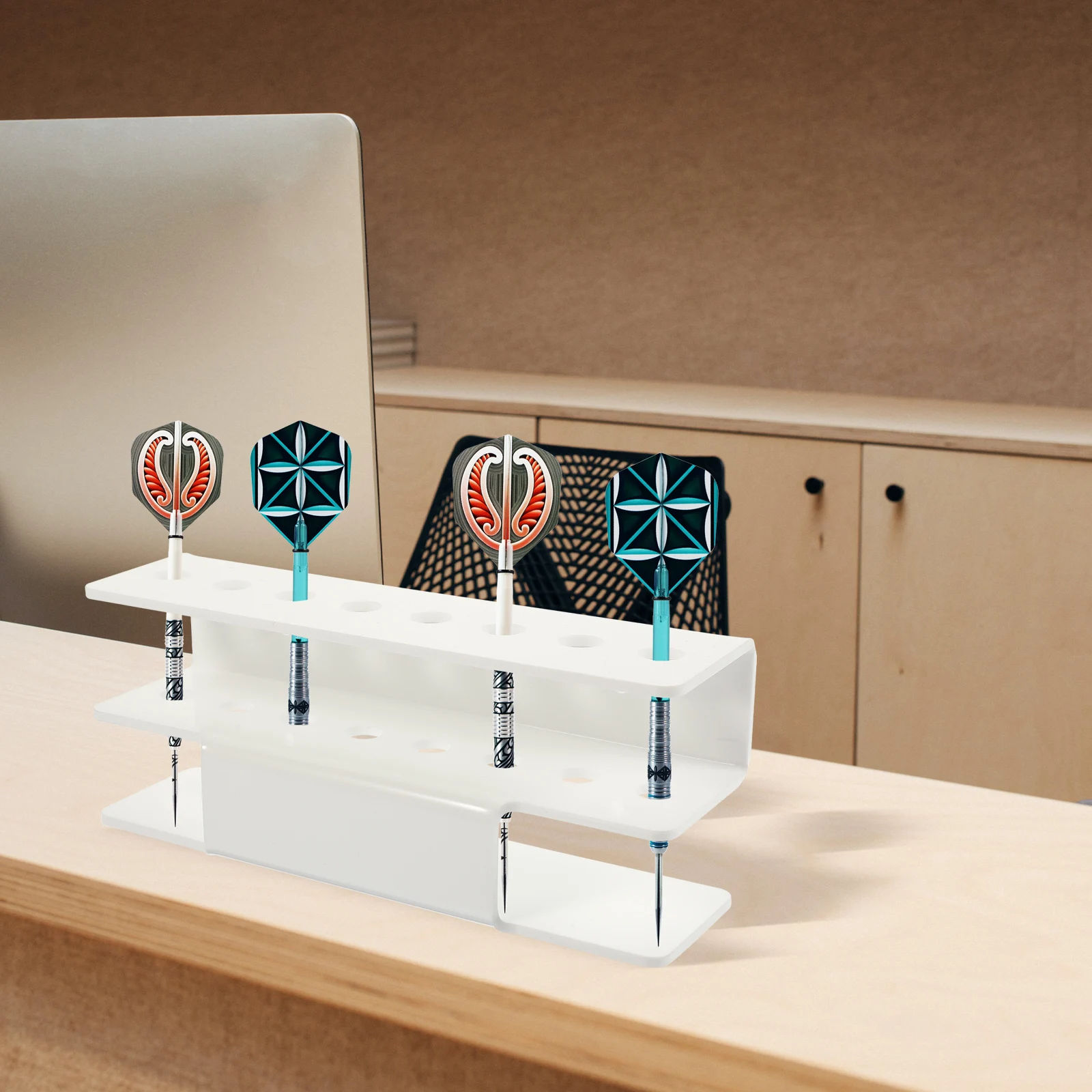 1 set Acrylic Dart Holder Wall Mount Storage Rack for White Accessories Organizing Display
1 set Acrylic Dart Holder Wall Mount Storage Rack for White Accessories Organizing Display