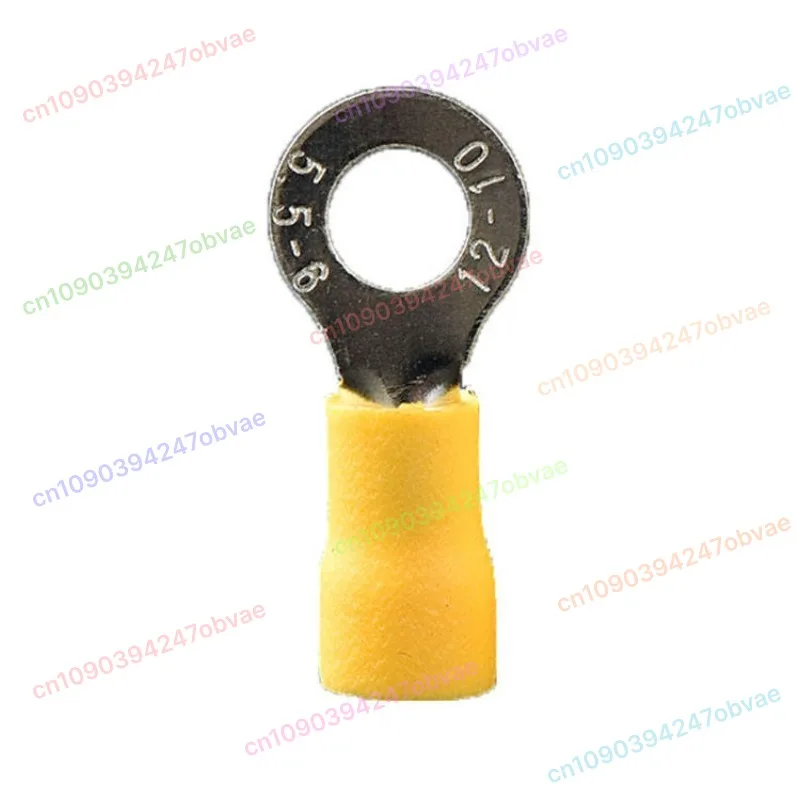 RV5.5-6 Introduced pre-insulated round cold-pressed terminal O-type terminal,brass 500 pcs
RV5.5-6 Introduced pre-insulated round cold-pressed terminal O-type terminal,brass 500 pcs