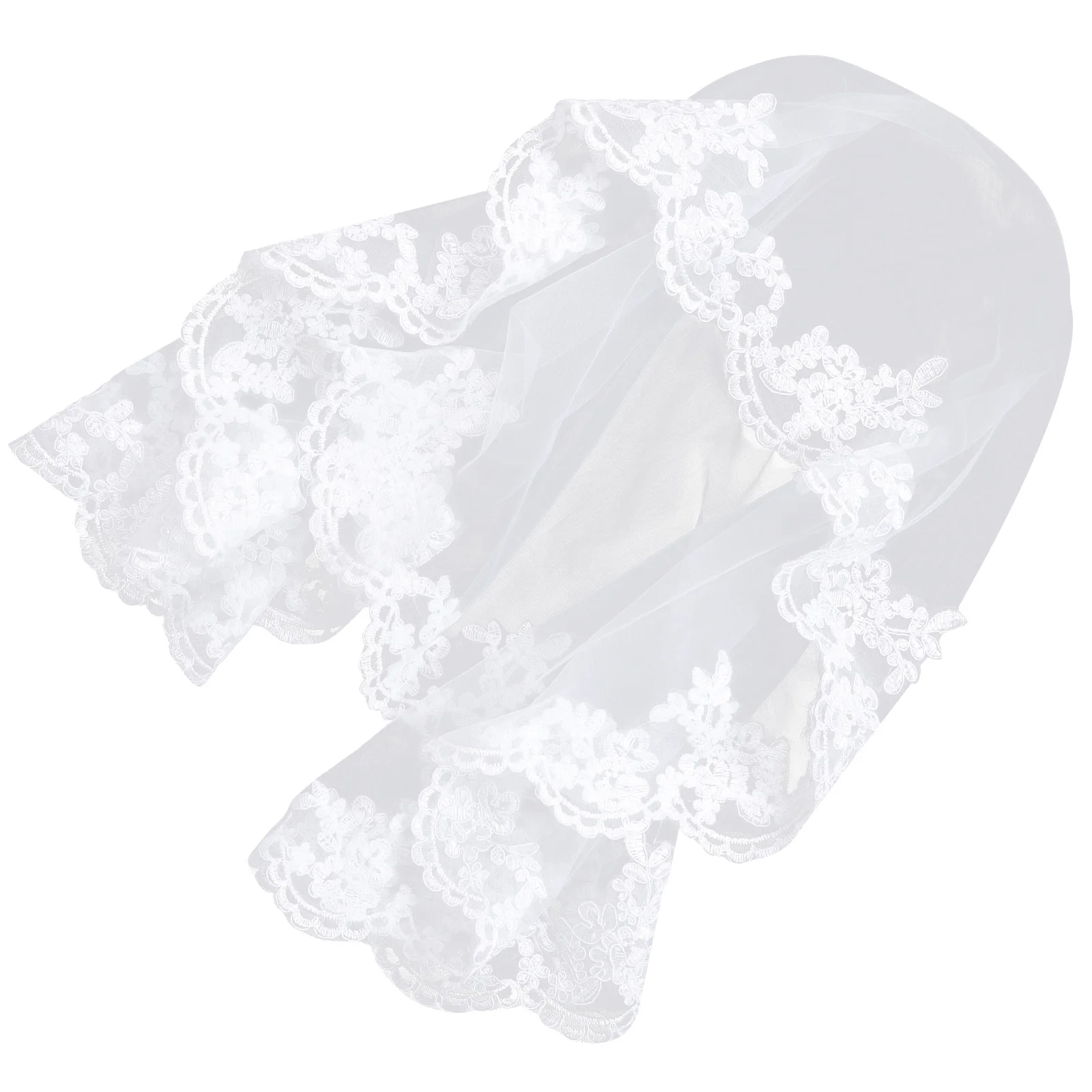 Little Girl Veil First Communion Wedding Bridal Flower Dresses Accessories White Headpiece Lace Embroidery Kids Costume
Little Girl Veil First Communion Wedding Bridal Flower Dresses Accessories White Headpiece Lace Embroidery Kids Costume