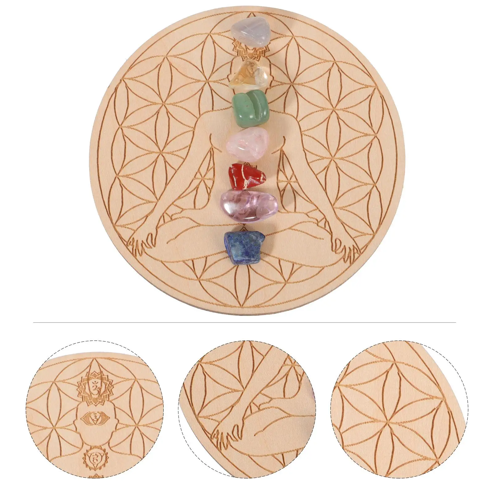 Crystal Pillar Chakra Stones Board DIY Wood Plank Healing Therapy Meditation Personal Care Accessories
Crystal Pillar Chakra Stones Board DIY Wood Plank Healing Therapy Meditation Personal Care Accessories