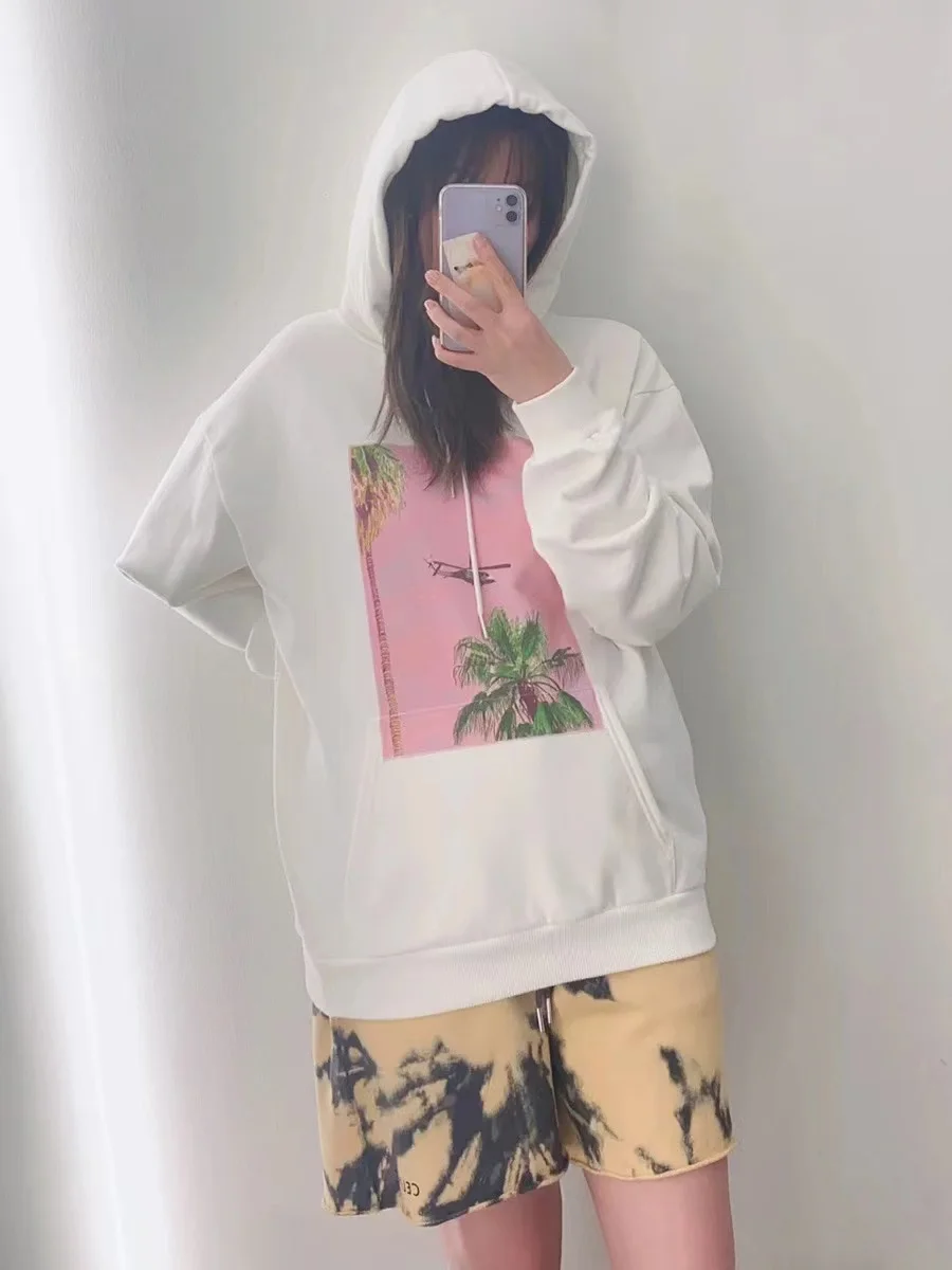 2024 New Ce Holiday Style Pure Cotton Loose Casual Medium Long Hoodie Couple Coconut Print Designer and sweatshirt hoodie
2024 New Ce Holiday Style Pure Cotton Loose Casual Medium Long Hoodie Couple Coconut Print Designer and sweatshirt hoodie