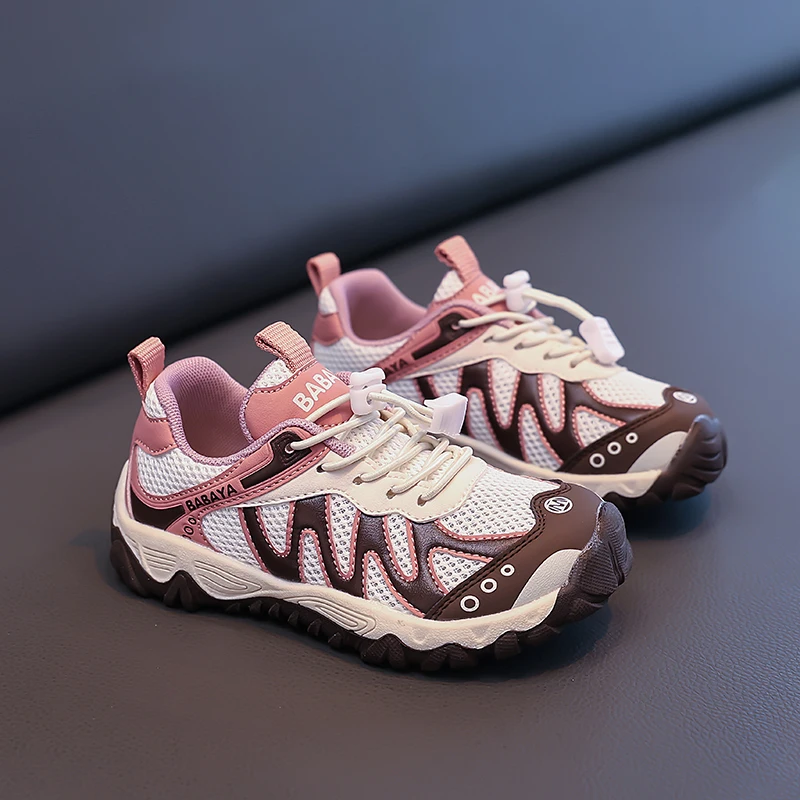 Thick Soft Sole Kids Walking Shoes Summer Hollow Breathable Mesh Anti-kick Toe Practical Sports Footwear for Daily Life
Thick Soft Sole Kids Walking Shoes Summer Hollow Breathable Mesh Anti-kick Toe Practical Sports Footwear for Daily Life