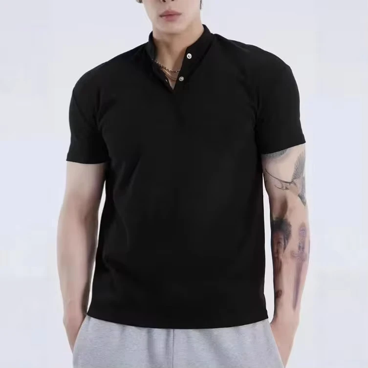 2025 Summer New Fashion Men's Solid Color Casual Trendy Turn-down Collar Short Sleeve Business Sports Polo Shirts Male Clothes
2025 Summer New Fashion Men's Solid Color Casual Trendy Turn-down Collar Short Sleeve Business Sports Polo Shirts Male Clothes