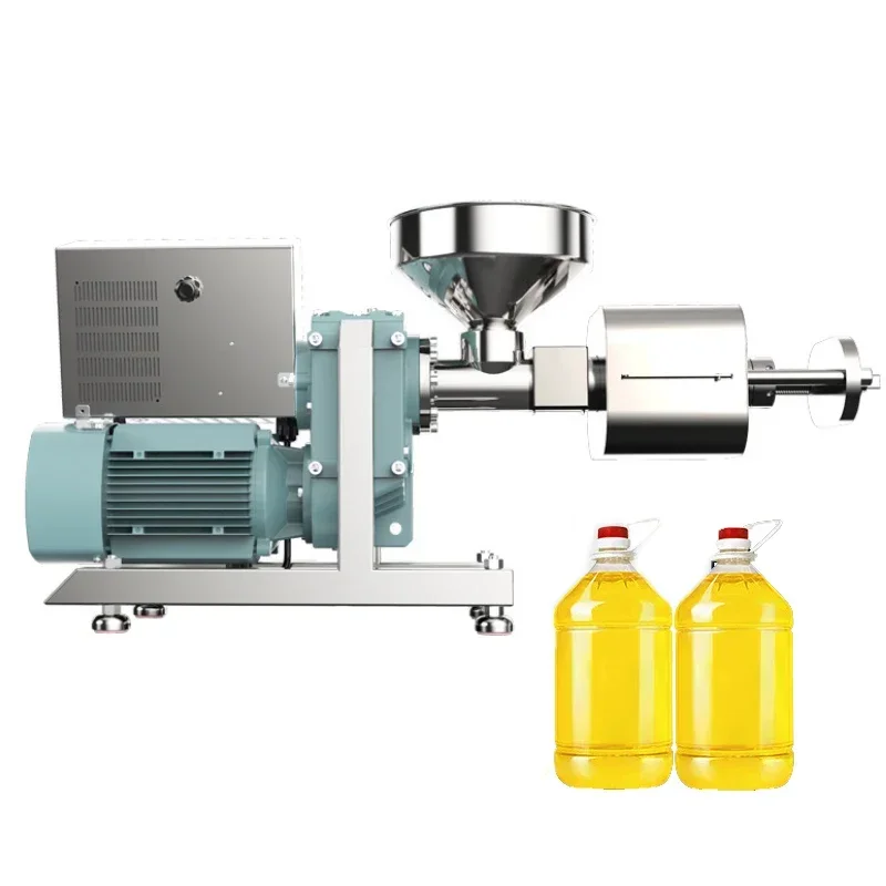 SC08 Oil Press Temperature Control Commercial Cold And Hot Double Fried Oil Machine Coconut New With Frequency Conversion Motor
SC08 Oil Press Temperature Control Commercial Cold And Hot Double Fried Oil Machine Coconut New With Frequency Conversion Motor