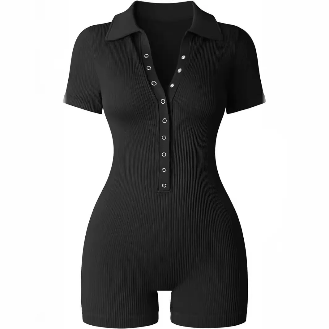 2024 Women's Yoga Jumpsuit Ribbed V-neck Elastic Waist Cinching Sports Jumpsuit Sports Set
2024 Women's Yoga Jumpsuit Ribbed V-neck Elastic Waist Cinching Sports Jumpsuit Sports Set
