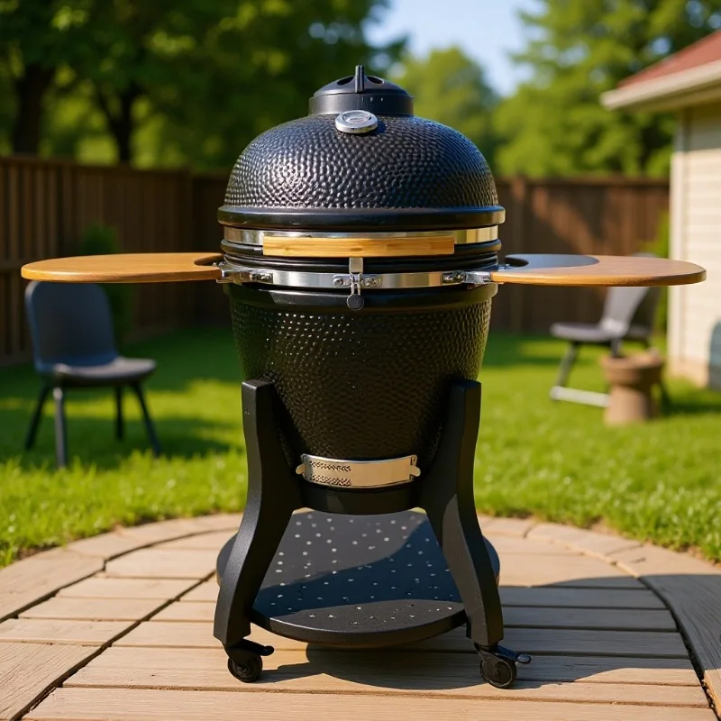 American ceramic barbecue grill, outdoor outdoor activities dinner grill
American ceramic barbecue grill, outdoor outdoor activities dinner grill