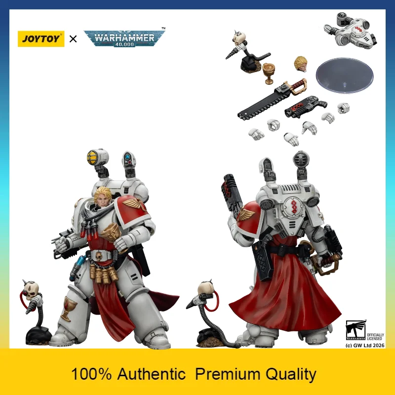 JOYTOY Warhammer 40k Blood Angels Sanguinary Priest Action Figure Plasma Pistol Blood Chalice Biomedicus Backpack Pre-order
JOYTOY Warhammer 40k Blood Angels Sanguinary Priest Action Figure Plasma Pistol Blood Chalice Biomedicus Backpack Pre-order