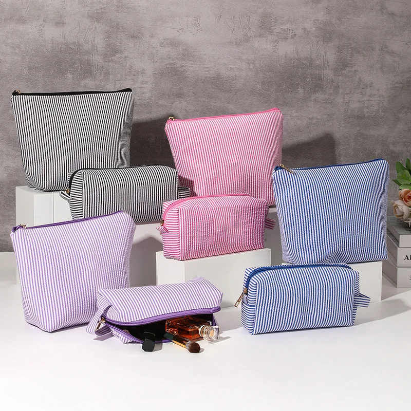 2PC/Set Large Capacity Striped Travel Toiletry Make Up Bag Handheld Cosmetic Makeup Organizer Pouch Shower Wash Bag for Bathroom
2PC/Set Large Capacity Striped Travel Toiletry Make Up Bag Handheld Cosmetic Makeup Organizer Pouch Shower Wash Bag for Bathroom