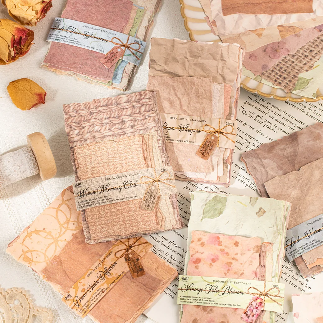 28pcs/lot Memo Pads Material Paper Old Dream Letter Junk Journal Scrapbooking Cards Retro Background Decoration
28pcs/lot Memo Pads Material Paper Old Dream Letter Junk Journal Scrapbooking Cards Retro Background Decoration