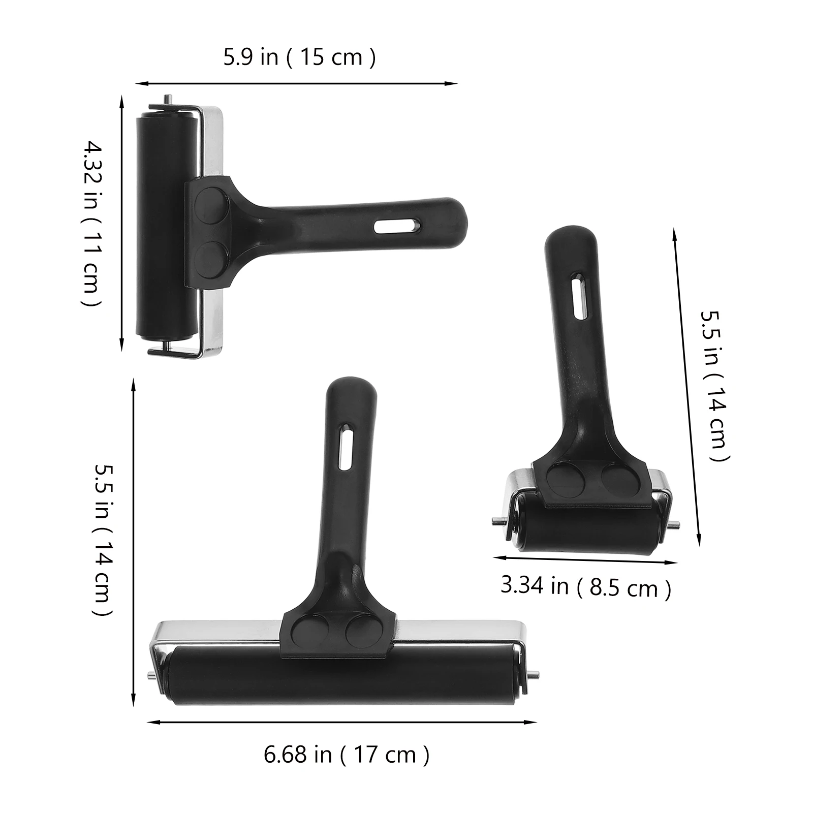 3pcs Rubber For Ink Roller Ergonomic Handle Long-Lasting Art Craft Tool Painting Supplies Diy Glue Roller
3pcs Rubber For Ink Roller Ergonomic Handle Long-Lasting Art Craft Tool Painting Supplies Diy Glue Roller