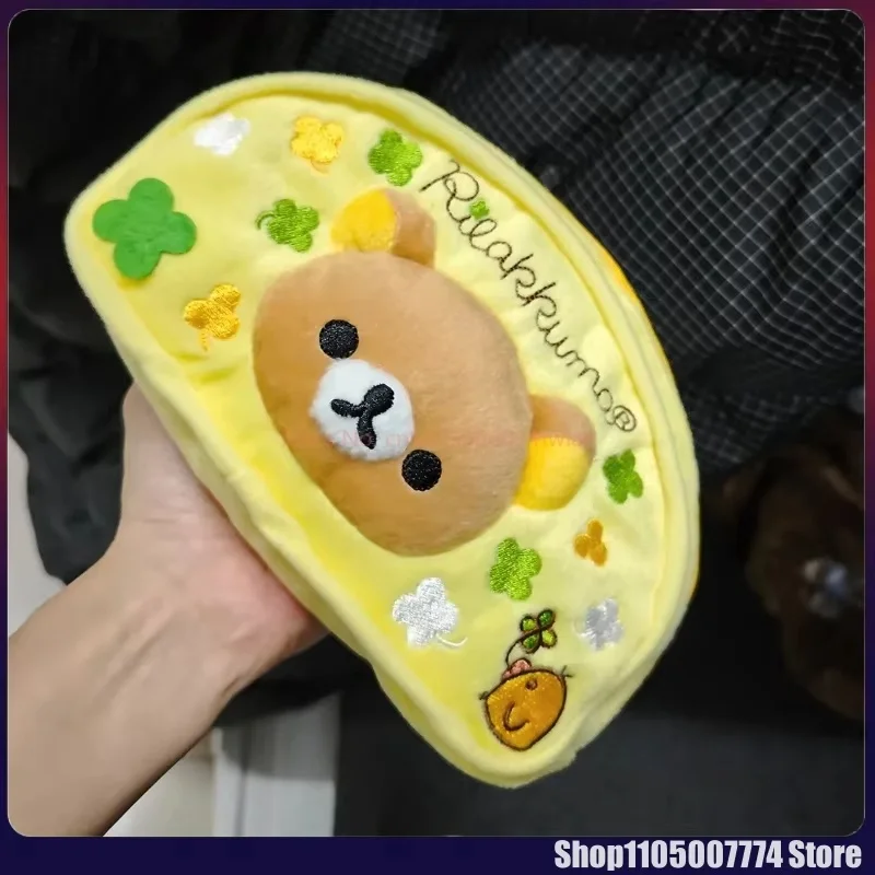 Kawaii Rilakkuma Bear Clover Pencil Case Cartoon Cute High Capacity Cosmetic Storage Bag Cartoon Anime Periphery Girl'S Gift
Kawaii Rilakkuma Bear Clover Pencil Case Cartoon Cute High Capacity Cosmetic Storage Bag Cartoon Anime Periphery Girl'S Gift