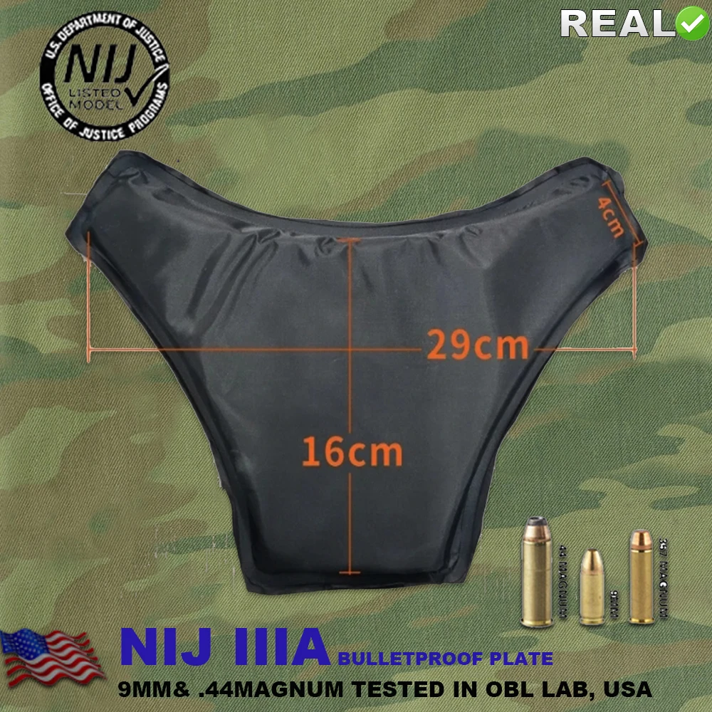 Real Fully Protective for Neck Protection NIJ Level IIIA 3A 9mm&.44 PE Soft Ballistic Panel For Tactical Vest Plate Carrier Vest
Real Fully Protective for Neck Protection NIJ Level IIIA 3A 9mm&.44 PE Soft Ballistic Panel For Tactical Vest Plate Carrier Vest
