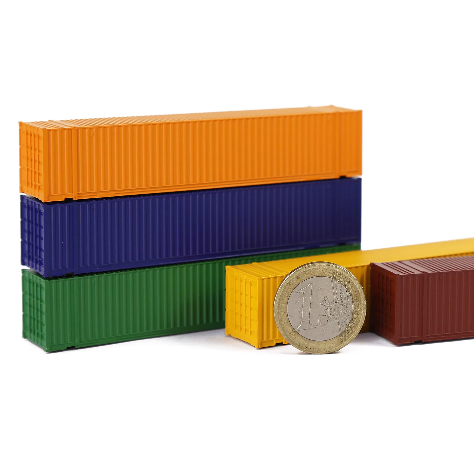 Evemodel 9pcs Different Colored N Scale 48' Blank Container Undecorated 48ft Cargo Box C15019
Evemodel 9pcs Different Colored N Scale 48' Blank Container Undecorated 48ft Cargo Box C15019