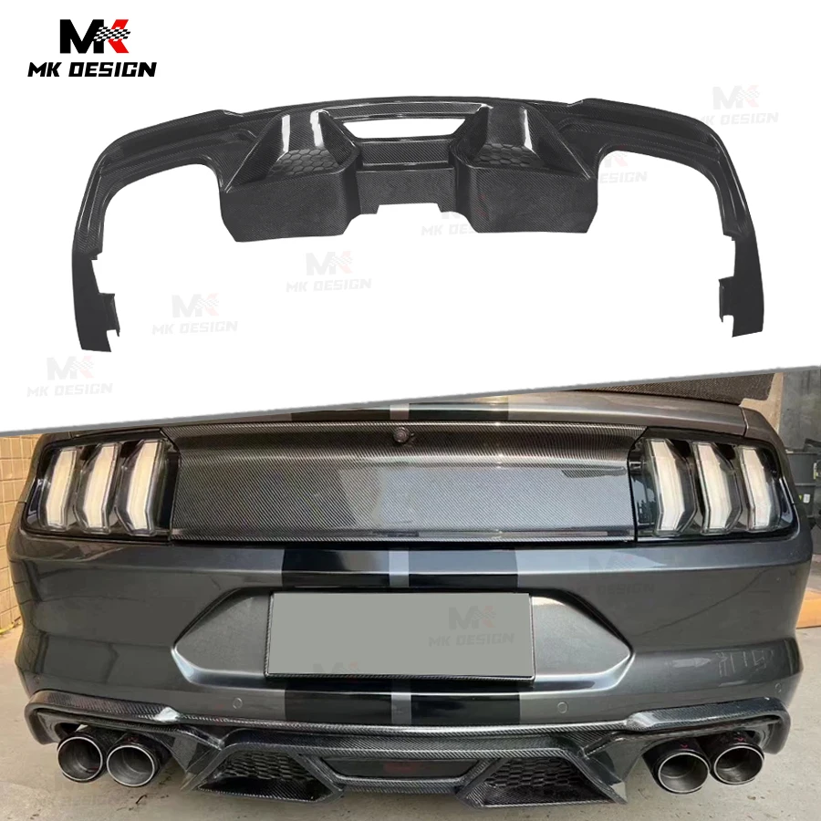 Carbon Fiber Rear Bumper Lip Diffuser for Ford Mustang GT500 2018-2021 Rear Diffuser Splitter Car Accessories
Carbon Fiber Rear Bumper Lip Diffuser for Ford Mustang GT500 2018-2021 Rear Diffuser Splitter Car Accessories