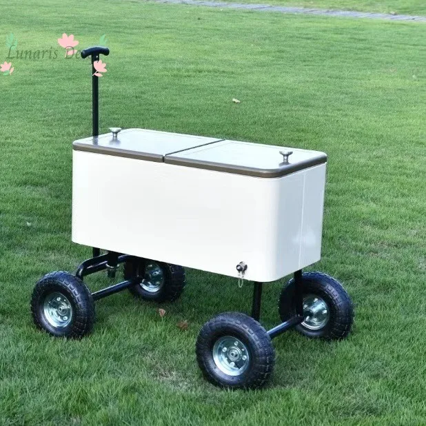 Style insulation pull rod trailer ice bucket thickened incubator outdoor portable barbecue
Style insulation pull rod trailer ice bucket thickened incubator outdoor portable barbecue