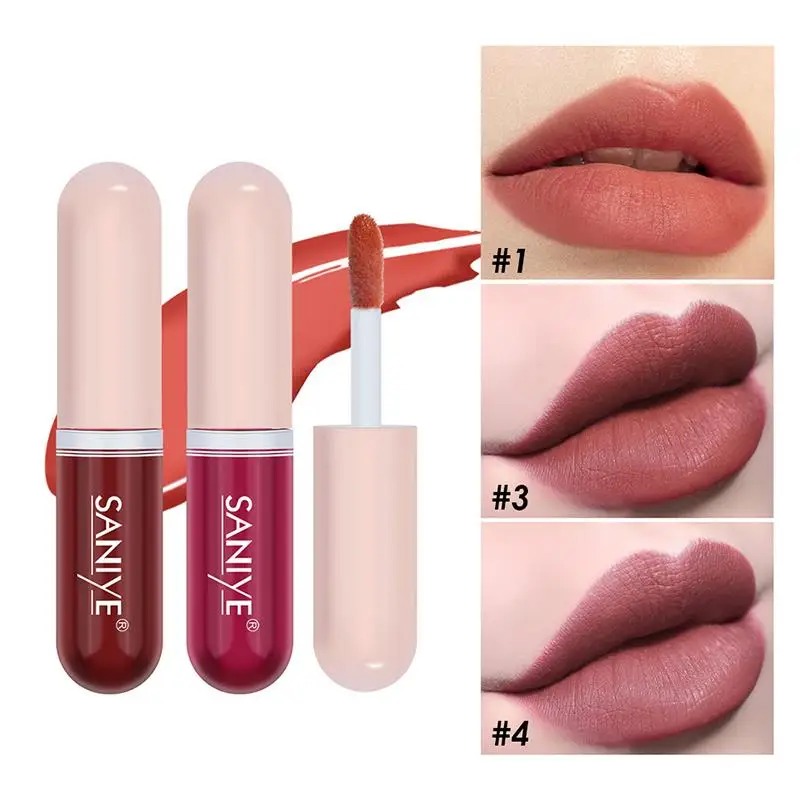 Korean Makeup Lipsticks Matte Velvet Mini Lipstick Gloss Lip Liquid Lip Tint Long Lasting Women Rare Beauty Waterproof Cosmetics
Korean Makeup Lipsticks Matte Velvet Mini Lipstick Gloss Lip Liquid Lip Tint Long Lasting Women Rare Beauty Waterproof Cosmetics