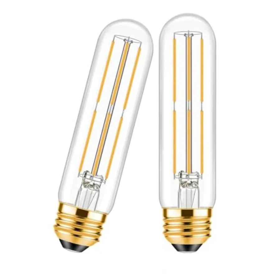 Dimmable T10 LED Tubular Light Bulb 6W 60W Equivalent Vintage Light Bulb LED Type T Bulbs 600LM for Pendant Lights Cabinet Chan
Dimmable T10 LED Tubular Light Bulb 6W 60W Equivalent Vintage Light Bulb LED Type T Bulbs 600LM for Pendant Lights Cabinet Chan