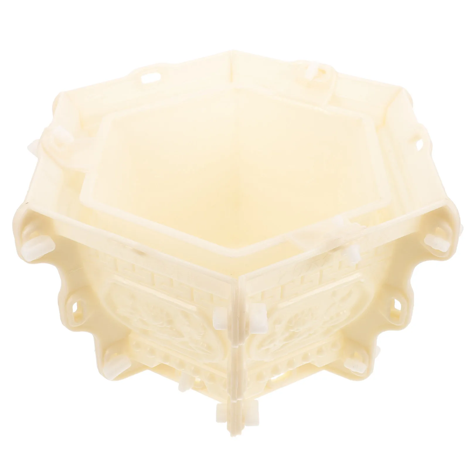 Cement Flower Pot Mold 26 Hexagon Lotus Thickened Plastic Planter Making Mold DIY European Style Bonsai Concrete Casting Decor
Cement Flower Pot Mold 26 Hexagon Lotus Thickened Plastic Planter Making Mold DIY European Style Bonsai Concrete Casting Decor