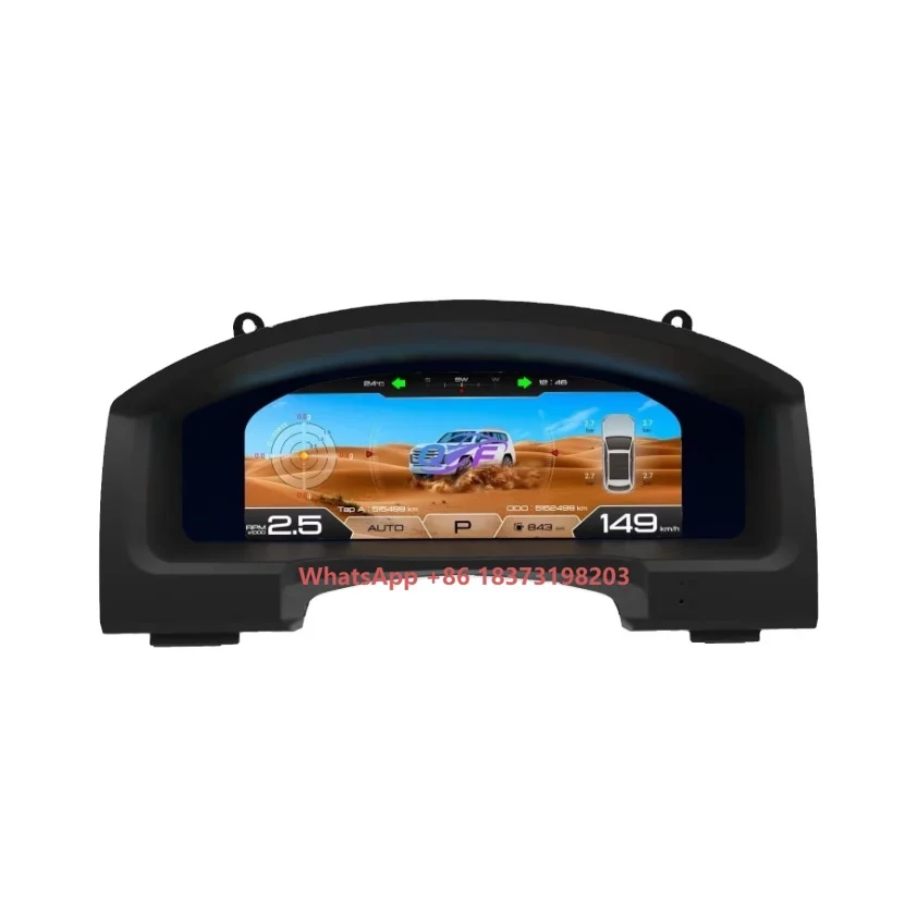 Новое поступление 12,3-дюймовый автомобильный ЖК-дисплей с цифровым кластером, панель спидометра для Toyota Land Cruiser LC200 2008-2020
Новое поступление 12,3-дюймовый автомобильный ЖК-дисплей с цифровым кластером, панель спидометра для Toyota Land Cruiser LC200 2008-2020