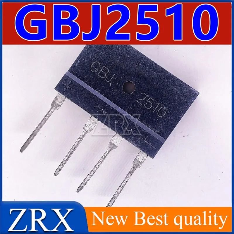 5Pcs/Lot Rectifier bridge GBJ2510 Electromagnetic stove rectifier bridge stack 25A 1000V Flat bridge Plug-
5Pcs/Lot Rectifier bridge GBJ2510 Electromagnetic stove rectifier bridge stack 25A 1000V Flat bridge Plug-