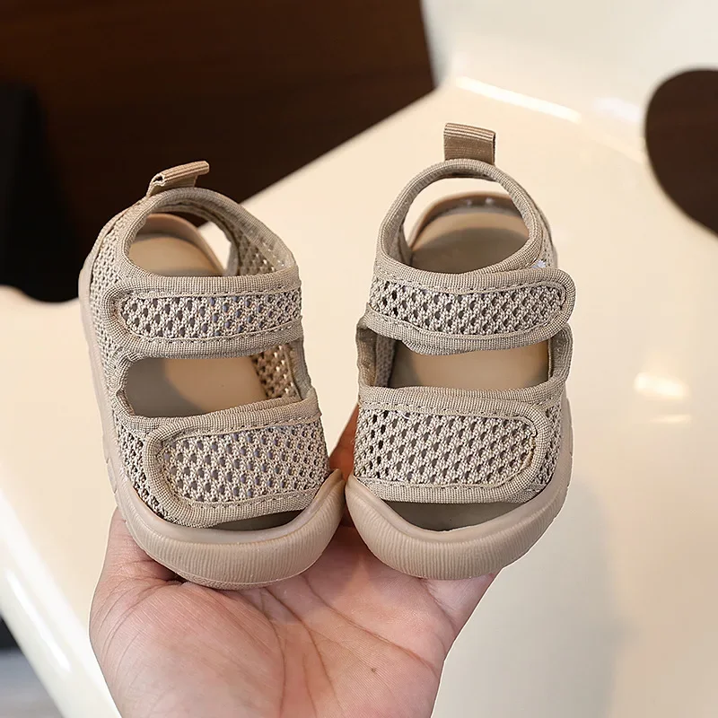 Summer Toddlers Boys Fashion Sandals Kids Beach Girls Mesh Causal Sandals Toes-covered Breathable Children's First Walker Shoes
Summer Toddlers Boys Fashion Sandals Kids Beach Girls Mesh Causal Sandals Toes-covered Breathable Children's First Walker Shoes