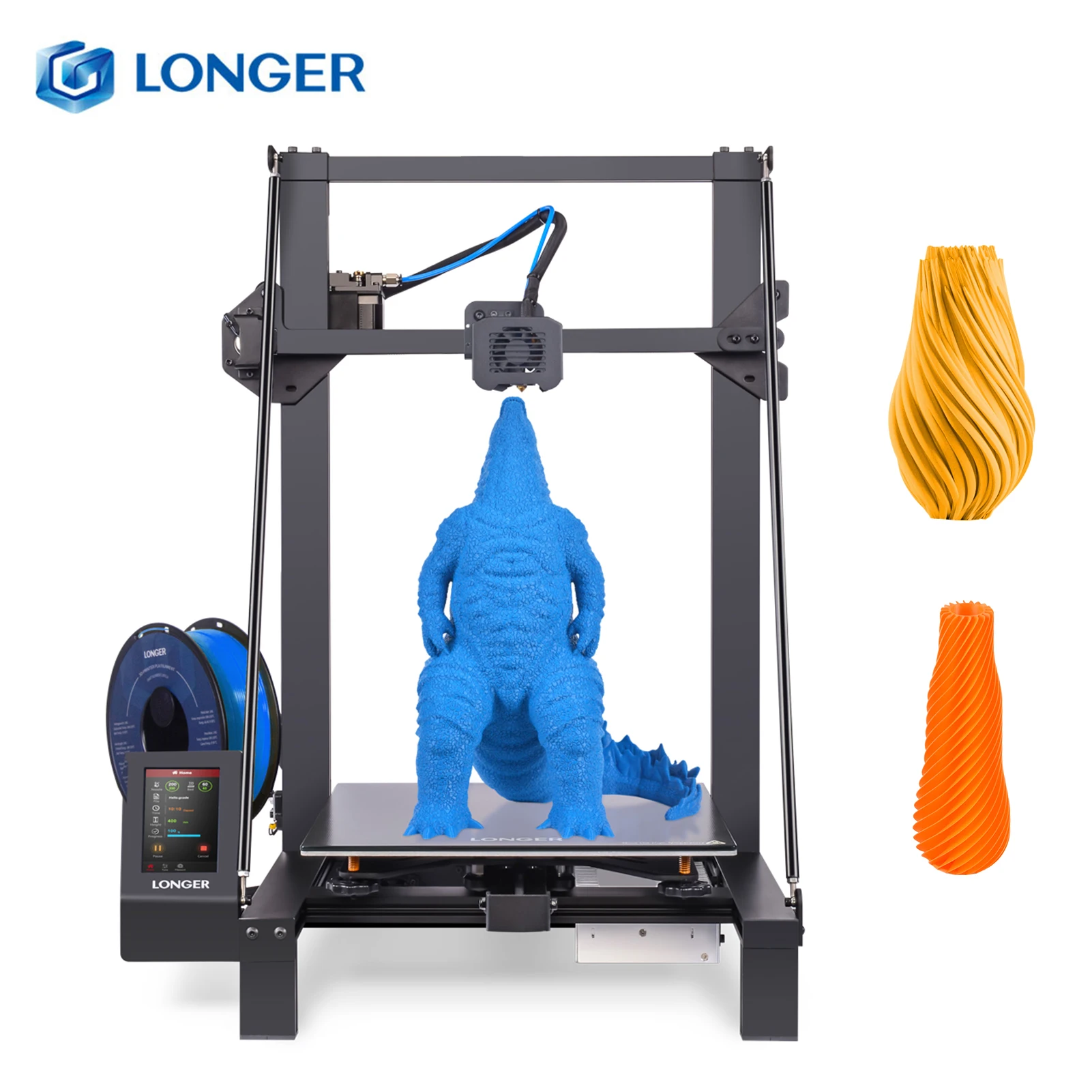 LONGER LK5 Pro FDM 3D Printer 90% Pre-Assembled 300x300x400mm Large Print Size with 4.3 Inch Full Color TouchScreen TMC2208
LONGER LK5 Pro FDM 3D Printer 90% Pre-Assembled 300x300x400mm Large Print Size with 4.3 Inch Full Color TouchScreen TMC2208