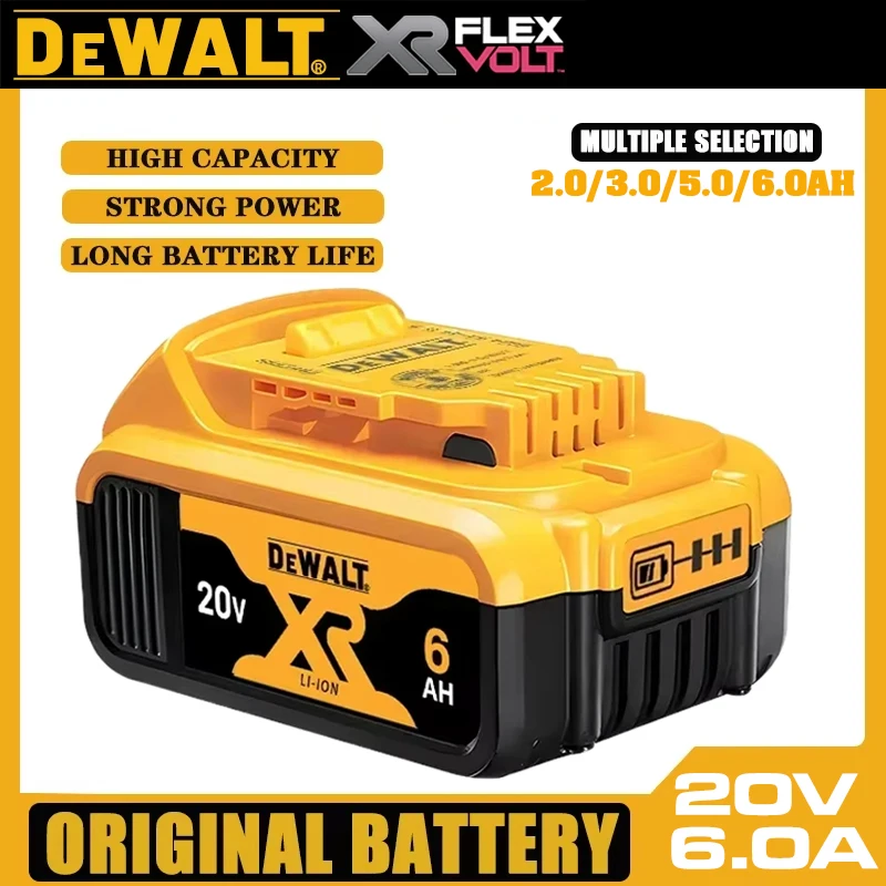 Original dewalt 6Ah/5Ah/3Ah for dewalt 20V Battery DCB200 DCB184 dcb206, dcb204, dcb205, dcb200 dewalt tools Replacement Battery
Original dewalt 6Ah/5Ah/3Ah for dewalt 20V Battery DCB200 DCB184 dcb206, dcb204, dcb205, dcb200 dewalt tools Replacement Battery