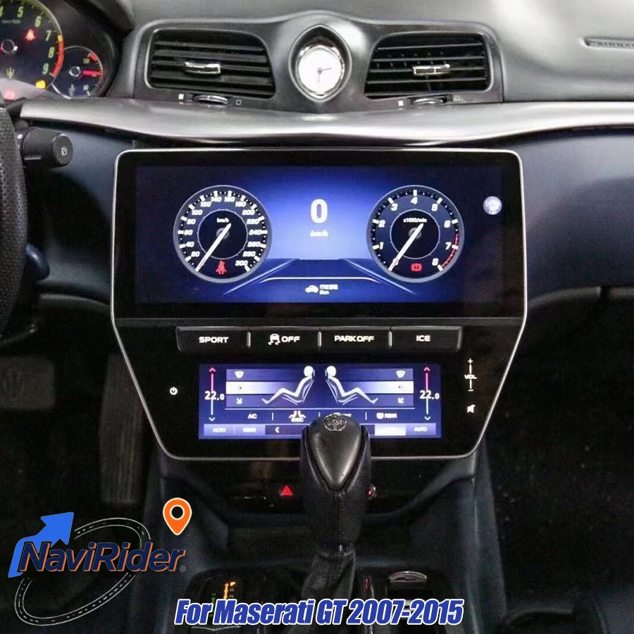 22" Curved Screen For Maserati GT 2007-2015 Wireless CarPlay Android Auto Multimedia Player GPS Audio Navigation Stereo HeadUnit
22" Curved Screen For Maserati GT 2007-2015 Wireless CarPlay Android Auto Multimedia Player GPS Audio Navigation Stereo HeadUnit