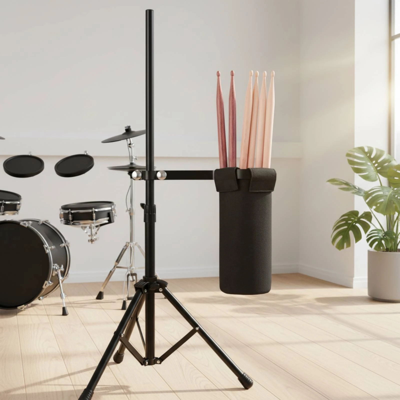 Drumstick Bag Durable Drumstick Pouch Drum Stick Tube Lightweight Music Accessory for Drummers
Drumstick Bag Durable Drumstick Pouch Drum Stick Tube Lightweight Music Accessory for Drummers