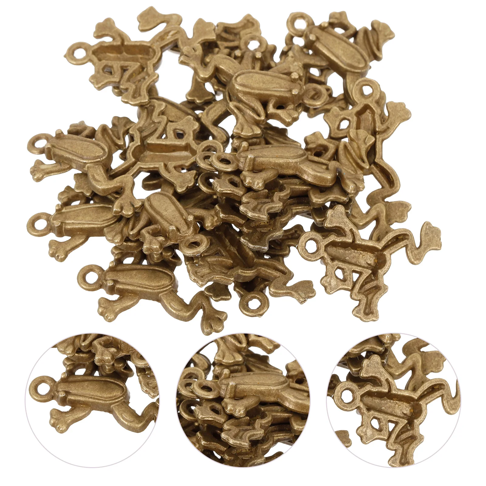 50pcs Frog Charms Zinc Alloy Pendants for Necklace Bracelet DIY Crafting Project Vintage Home Decor Accessories
50pcs Frog Charms Zinc Alloy Pendants for Necklace Bracelet DIY Crafting Project Vintage Home Decor Accessories