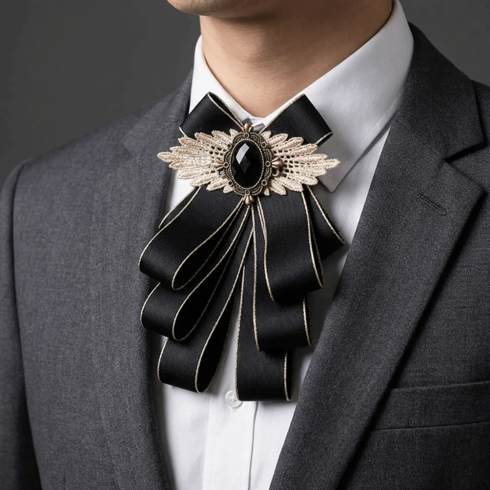 Solid Color Rhinestone Collar Flower British Style Adjustable Gentleman's Bow Tie Collar Cravat Neck Decoration
Solid Color Rhinestone Collar Flower British Style Adjustable Gentleman's Bow Tie Collar Cravat Neck Decoration