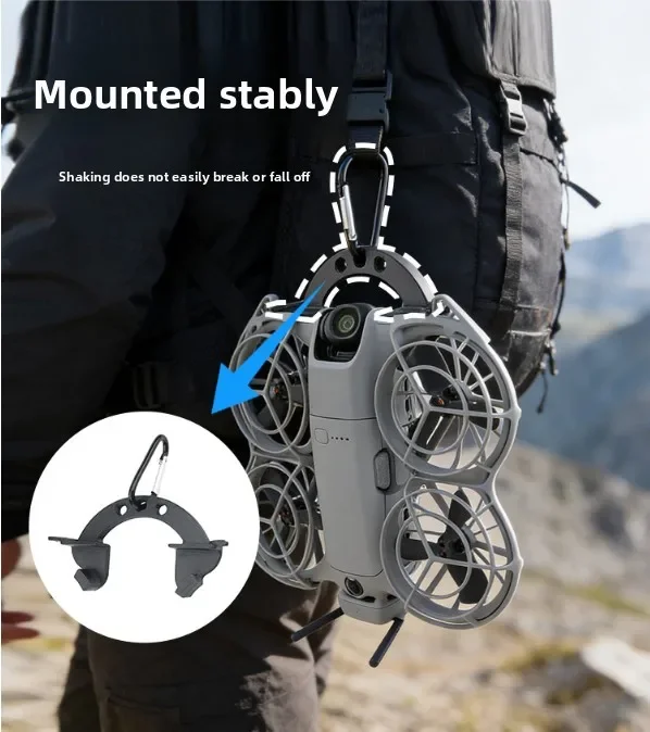Wall Mounting Bracket for DJI NEO2 Backpack: Fixed Holder Accessory for Hanging Buckle Hook
Wall Mounting Bracket for DJI NEO2 Backpack: Fixed Holder Accessory for Hanging Buckle Hook