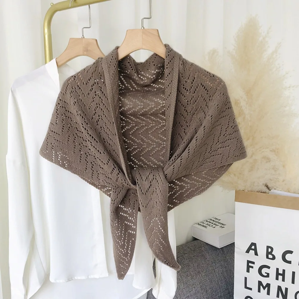 Triangle Shape Striped Cutout Cape Terylene Korean Style Sun Protection Cape Youthful Warp Knitting Stripe Knitted Shawl Student
Triangle Shape Striped Cutout Cape Terylene Korean Style Sun Protection Cape Youthful Warp Knitting Stripe Knitted Shawl Student