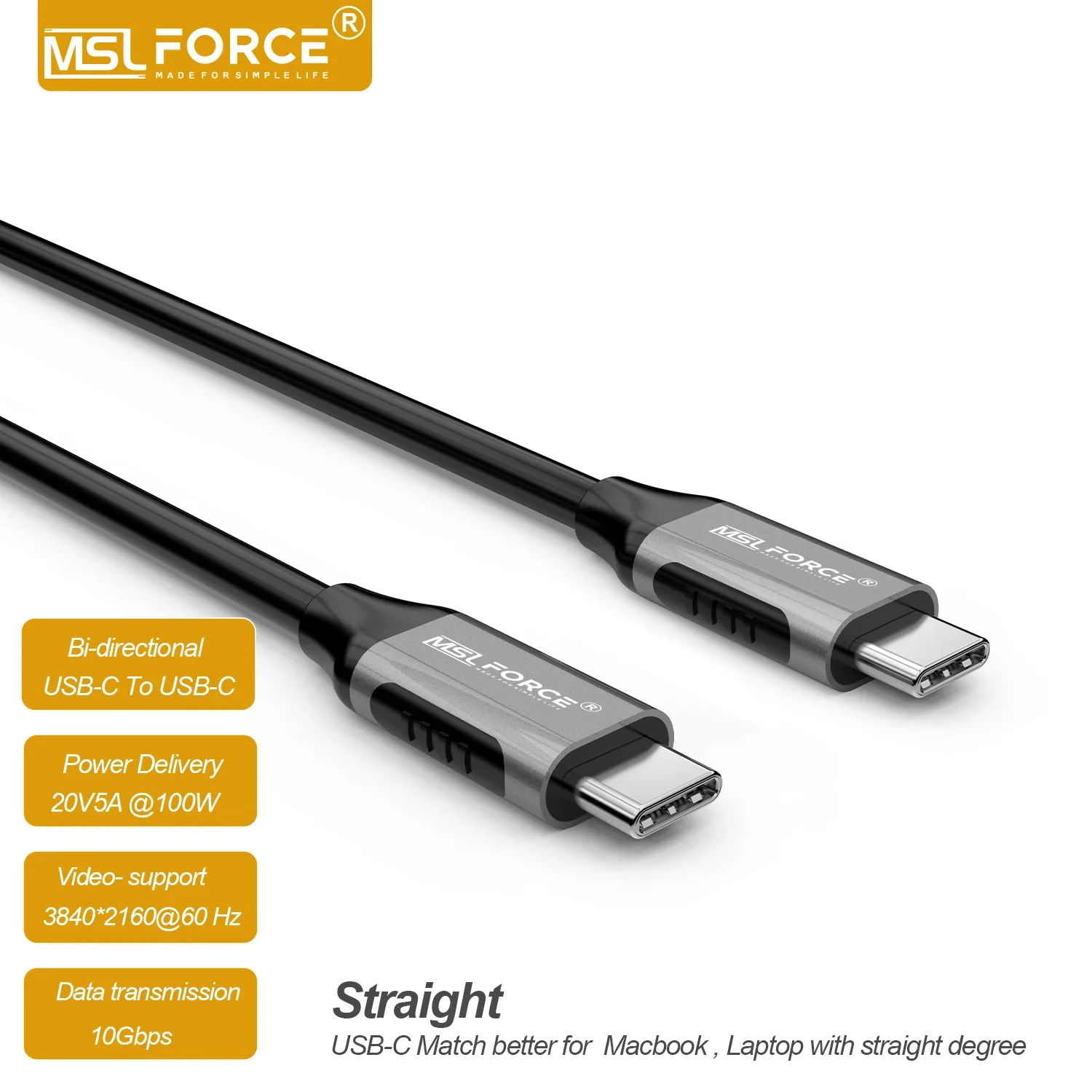 MSLFORCE 100W USB C To Type C Cable for iPhone 15 Macbook Samsung Xiaomi POCO Games PD Fast Charging Cable Data USB Cable 5A
MSLFORCE 100W USB C To Type C Cable for iPhone 15 Macbook Samsung Xiaomi POCO Games PD Fast Charging Cable Data USB Cable 5A