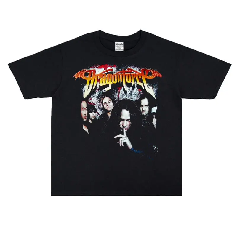 New Brand Rock Power Metal Dragonforce T-Shirt Men's and Women's Summer Clothing Men's and Women's Tops
New Brand Rock Power Metal Dragonforce T-Shirt Men's and Women's Summer Clothing Men's and Women's Tops