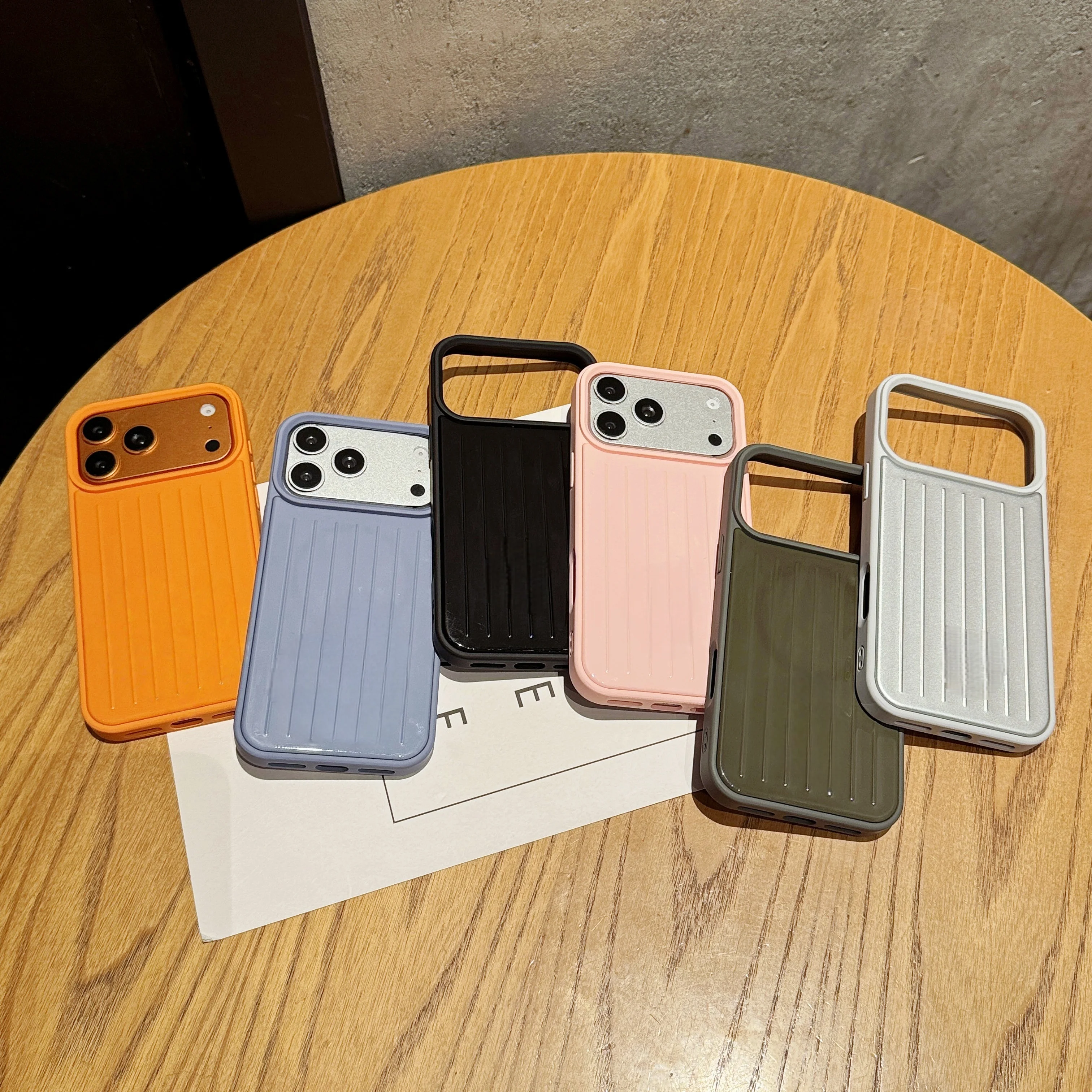 Phone Case For iPhone 17 16 15 14 Pro Max TPU Protective Cover Shockproof Luxury 3D Corrugated Stripe with box with Box
Phone Case For iPhone 17 16 15 14 Pro Max TPU Protective Cover Shockproof Luxury 3D Corrugated Stripe with box with Box