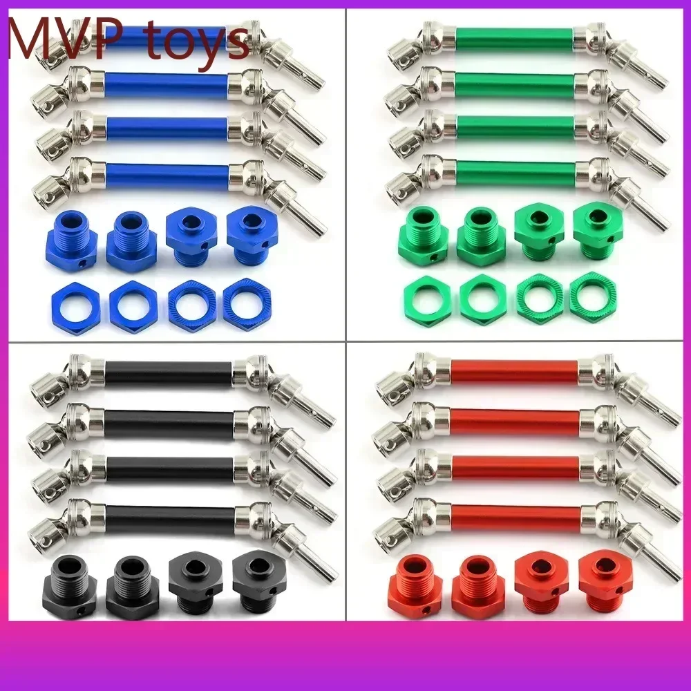 4pcs Metal Front and Rear Drive Shaft CVD with Wheel Hex for 1/8 Arrma Typhon 4x4 3s Blx 1/8 Typhon 550 Mega 4x4 Upgrade Parts
4pcs Metal Front and Rear Drive Shaft CVD with Wheel Hex for 1/8 Arrma Typhon 4x4 3s Blx 1/8 Typhon 550 Mega 4x4 Upgrade Parts