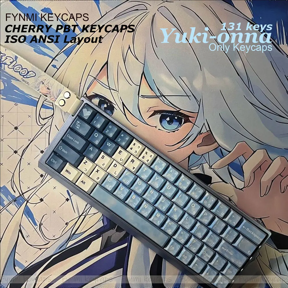 Yuki-Onna ANSI ISO Cherry PBT Колпачки для клавиш 131 клавиша толщиной 1,8 мм PBT Колпачки для сублимационной краски для полноразмерной механической клавиатуры
Yuki-Onna ANSI ISO Cherry PBT Колпачки для клавиш 131 клавиша толщиной 1,8 мм PBT Колпачки для сублимационной краски для полноразмерной механической клавиатуры