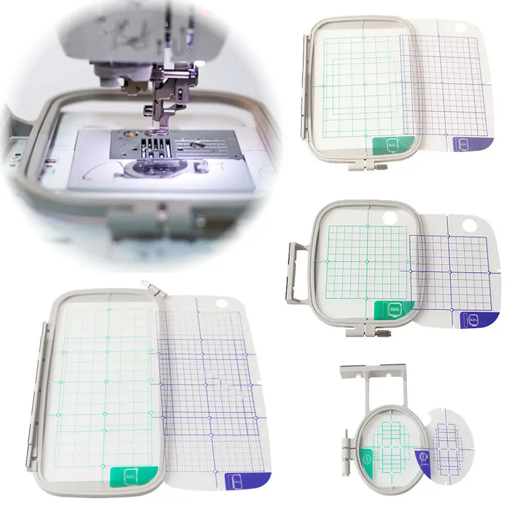 4 Embroidered Frame Hoops for Brother Embroidery Machine PE700 PE770 PE700II PE780D PE800 NEW
4 Embroidered Frame Hoops for Brother Embroidery Machine PE700 PE770 PE700II PE780D PE800 NEW