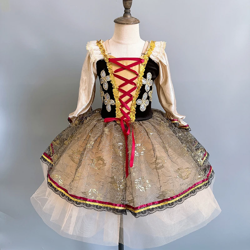 Girls Giselle Professional Sequin Lace Ballet Tutu Skirt Tulle Dancing Dress Children Romantic Ballerina Dress Dance clothes
Girls Giselle Professional Sequin Lace Ballet Tutu Skirt Tulle Dancing Dress Children Romantic Ballerina Dress Dance clothes