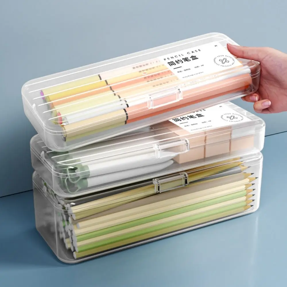 Storage Box Waterproof Pen Pencil Box Art Supply Transparent Pencil Case Multifunctional Desktop Organizer Sundries
Storage Box Waterproof Pen Pencil Box Art Supply Transparent Pencil Case Multifunctional Desktop Organizer Sundries