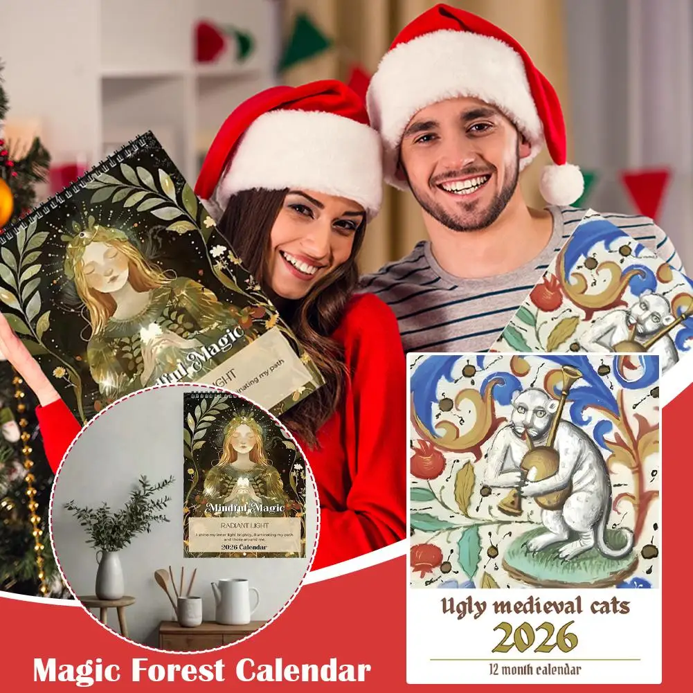 2026 Weird Medieval Cat Calenda - Strange Medieval Cat Wall Calendar, Home Decor Calendar, January 2026 to December 2026
2026 Weird Medieval Cat Calenda - Strange Medieval Cat Wall Calendar, Home Decor Calendar, January 2026 to December 2026