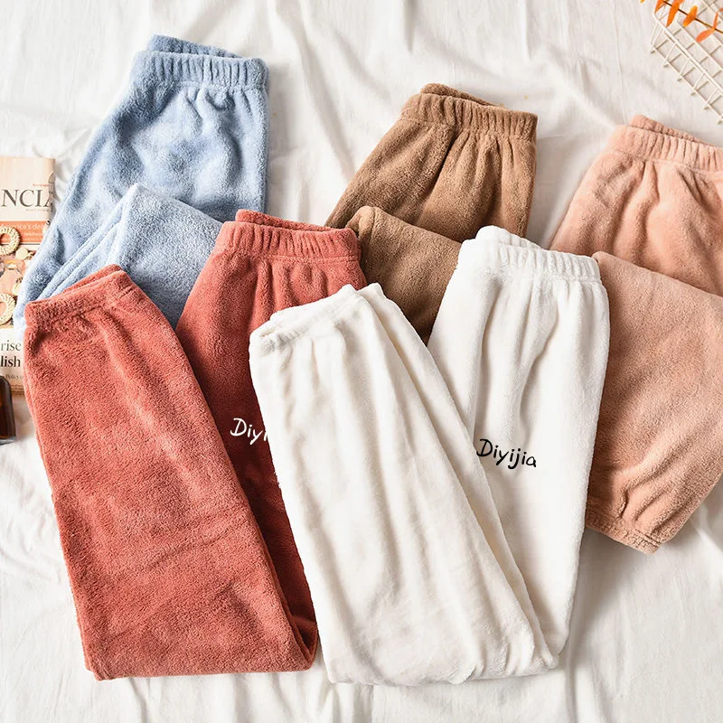 Autumn Winter Women's Coral Velvet Warm Warm Sweatpants Casual Loose Pajamas Home Student Elastic Pants
Autumn Winter Women's Coral Velvet Warm Warm Sweatpants Casual Loose Pajamas Home Student Elastic Pants