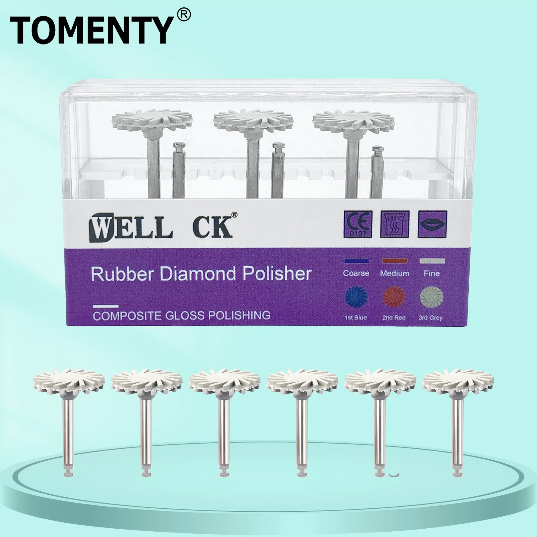 6Pcs/Set Dental Rubber Polisher Composite Resin Diamond Polishing System RA Dentistry Polish Wheel Spiral Flex Tools
6Pcs/Set Dental Rubber Polisher Composite Resin Diamond Polishing System RA Dentistry Polish Wheel Spiral Flex Tools