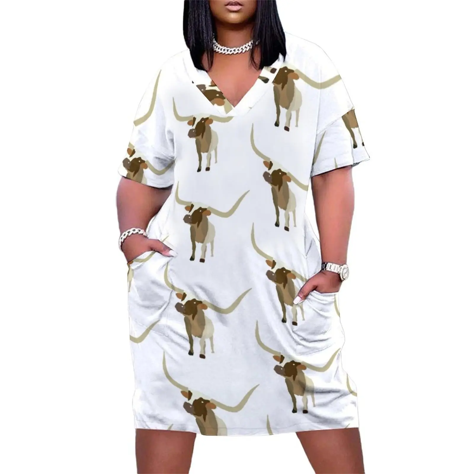 longhorn Loose Pocket Dress summer clothes women's evening dresses 2025 clothing women summer 2025
longhorn Loose Pocket Dress summer clothes women's evening dresses 2025 clothing women summer 2025